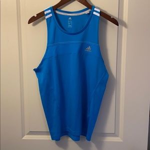 Adidas Running Tank Top Blue White